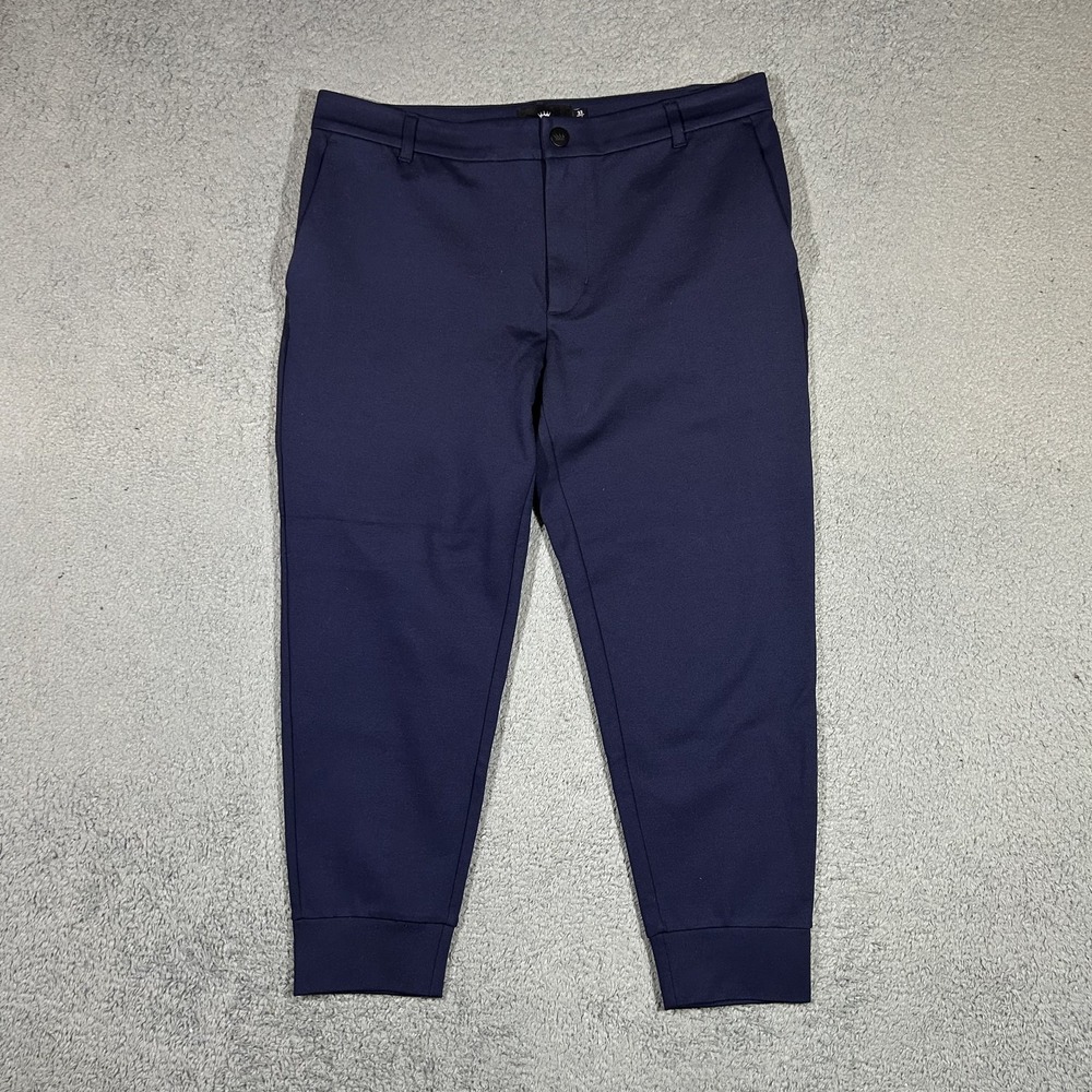 Under 510 Stretch Performance Chino Pants Mens 33x24 Tapered Leg Blue #4032